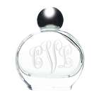 Tiny Round Holy Water Bottle with Personalized Monogram