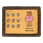 Personalized Female Co-Worker 10 Bears on Plaque