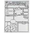 Color Your Own Super Student Posters
