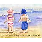 Beach Bums Personalized Art Print