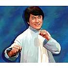 Jackie Chan Oil Painting Giclee
