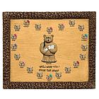 Personalized Postmaster / Mailman Bears on Plaque