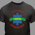 Personalized Autism Awareness Puzzle T-Shirt