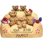 Personalized Couple and Kids in Family Chair