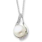 Freshwater Pearl and Sterling Silver Embrace Necklace