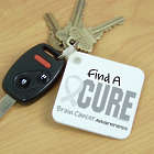 Find a Cure Brain Cancer Awareness Key Chain