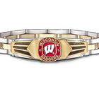 Wisconsin Badgers Stainless Steel Bracelet