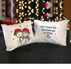 Merry Christmas Couple Pillowcases