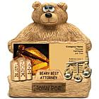 Personalized Lawyer Bear Business Card Holder