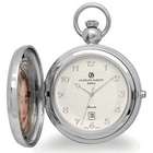 Engravable Picture Frame Quartz Pocket Watch