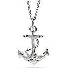 Anchors Away! Sterling Silver Anchor Necklace