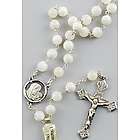 Sterling Silver Mother of Pearl Rosary