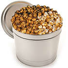 2 Gallons of Triple Chocolate Caramel Popcorn in Tin