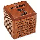First Communion Wooden Prayer Cube