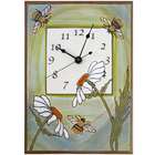 Busy Garden Bees Ceramic Wall Clock