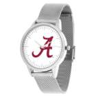 Alabama Crimson Tide Mesh Statement Watch in Silver