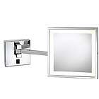 Wall Mount Modern Square LED Makeup Mirror
