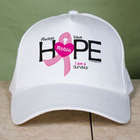 Personalized Always Have Hope Breast Cancer Survivor Hat