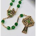 St. Patrick Gold Plated Rosary