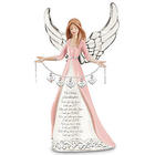 Granddaughter Angel Figurine with Heart Shaped Charms