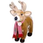 Personalized and Embroidered Christmas Deer Stuffed Animal