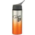 Together Everyone Achieves More Orange Ombre Sports Bottle