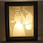 Personalized Lithophane Wedding Photo Light