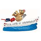 Loving Couple on a Personalized Love Boat Figurine