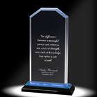 Blue Cornerstone Reflection Acrylic 6.5" Award