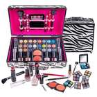 Shany Carry All Pro Makeup in Zebra Train Case