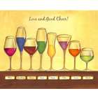 Cheers to Friendship Eight Wine Glasses Print