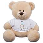Large Will You Marry Me Teddy Bear with Personalized T-Shirt