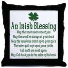 Irish Blessing Throw Pillow