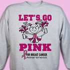 Let's Go Pink Breast Cancer Awareness Spirit Sweatshirt