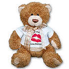 Personalized Big Kiss Teddy Bear