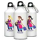 Personalized Go Girl Shopper Water Bottle