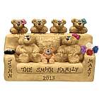 Bear Couple with Kids on Couch Personalized Figurine