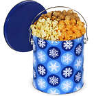 1 Gallon of Traditional Mix Popcorn in Winter Wonderland Tin