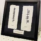 Ogham Personalized Wedding Plaque