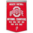 Ohio State University Vintage Wool Dynasty Banner with Cafe Rod