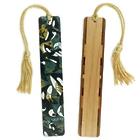 Orca Killer Whale Wood Bookmark with Tassel