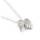 Guardian Angel Wings Sterling Silver Necklace