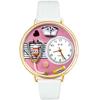 Nurse's Large Pink Watch in Gold