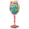Super Mom Wine Glass