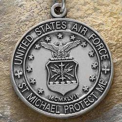 Personalized St. Michael Air Force Medallion