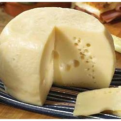 Baby Swiss Cheese Wheel with Summer Sausage