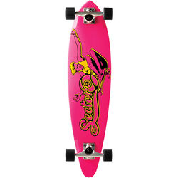 The Swift Fundamentals Longboard Complete Pink Skateboard