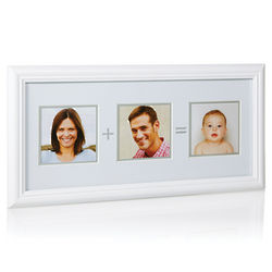 Mommy Plus Daddy Equals Me Picture Frame Frame
