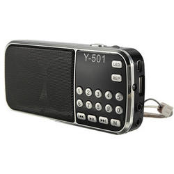 Y-501 Mini Portable LCD Digital FM Radio Speaker