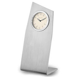 Point Contemporary Desktop Clock